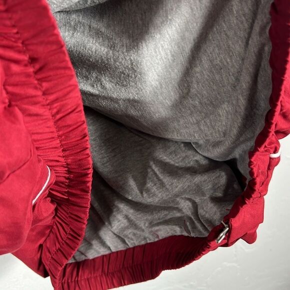 🏈 Vintage OKLAHOMA SOONERS Embroidered Fleece Lined Pullover Windbreaker Jacket - Picture 6 of 11